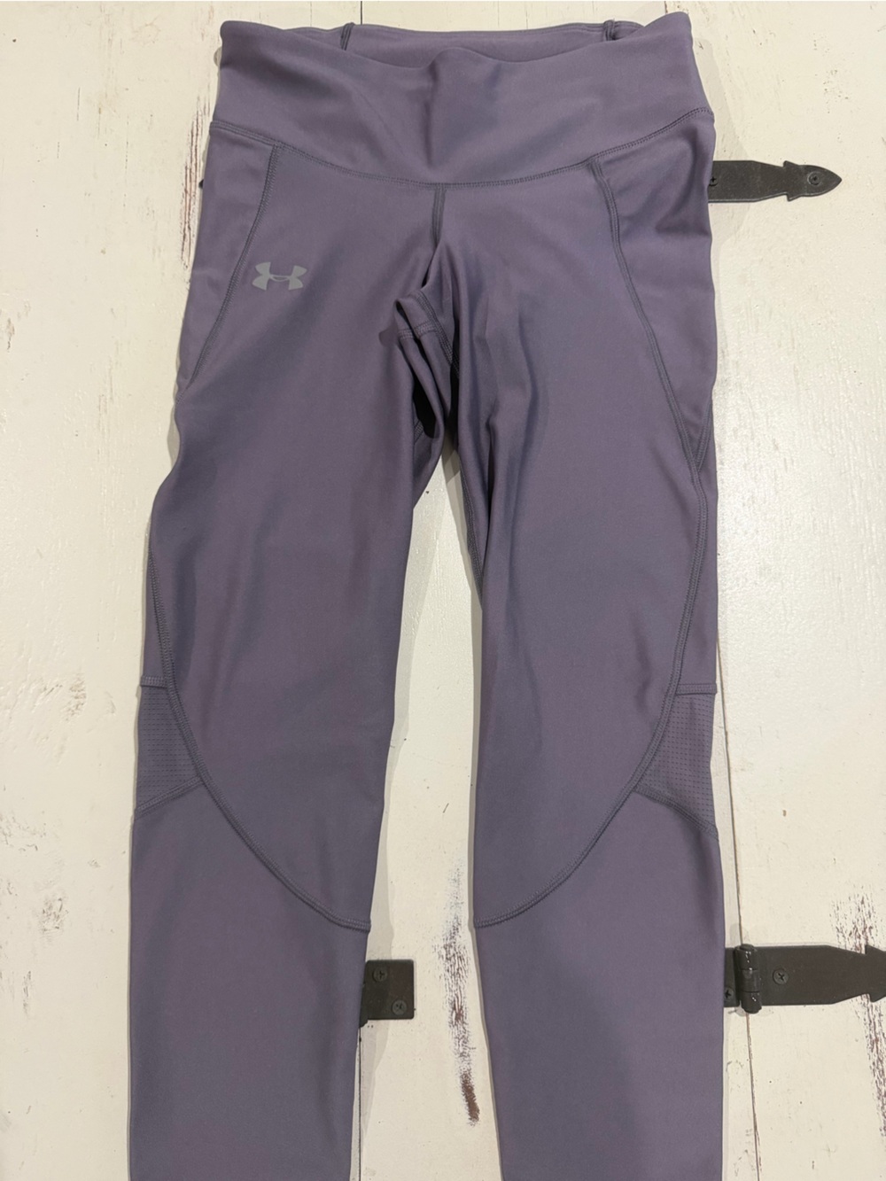 Under Armour HeatGear Compression Leggings in Deep Plum